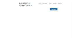 Desktop Screenshot of mcleancountydemocrats.org